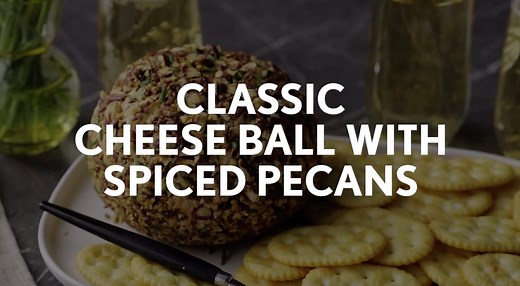 This iconic Southern hors d'oeuvre is a classic for good reason—it’s easy to put together, looks polished on a platter, and boasts an irresistible savory flavor. GET THE RECIPE: https://www.foodandwine.com/recipes/classic-cheese-ball-spiced-pecans?utm_source=facebook.com&utm_medium=social&utm_campaign=foodandwine_foodandwine&utm_content=facebook_video&utm_term=20201204 | Food & Wine