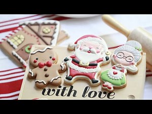 Satisfying Cookie Decorating Video | Christmas Cookies Decorated with Royal Icing