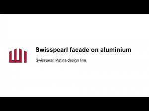 Swisspearl facade on aluminium | Swisspearl Patina design line