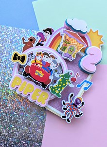 Wiggles Cake Topper: Personalized 3D Birthday Party Decoration - Etsy Canada