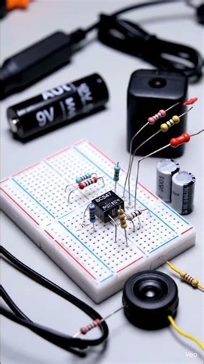 BC547 Transistor Amplifier Circuit Diagram | Step-by-Step for Beginners|BC547 Transistor Amplifier