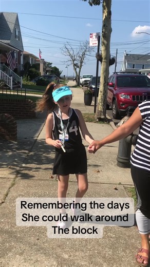 Hard to believe she can’t do this anymore. Rett regression hit her differently. #rettsyndrome #caregiver #specialneedsparent #walking #regression