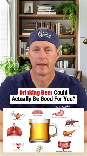 Ever wonder if drinking beer could actually be good for you? So here are five science-backed health benefits of drinking beer #health #healthtips #healthy #fyp | Health Tips