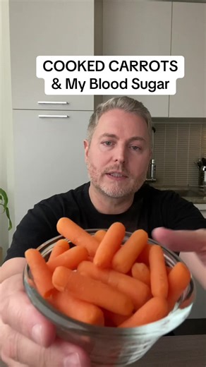 How do these boiled carrots affect my glucose levels? ##glucose##bloodsugar##carrots