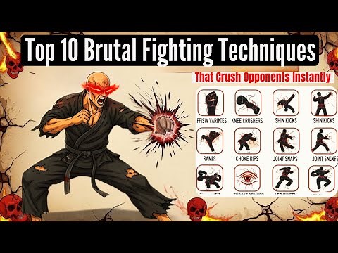 Top 10 Brutal Fighting Techniques Everyone MUST Know | Deadly Moves for Real Fights