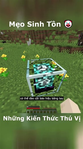 Mẹo Sinh Tồn 🤡 ( Tập 81 ) : Những Kiến Thức Thú Vị #short #shorts #minecraft