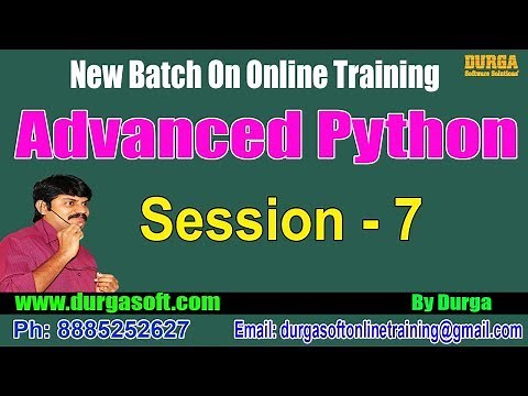 Advanced Python || Instance Method, Getter & Setter Methods || by Durga On 17-07-2018