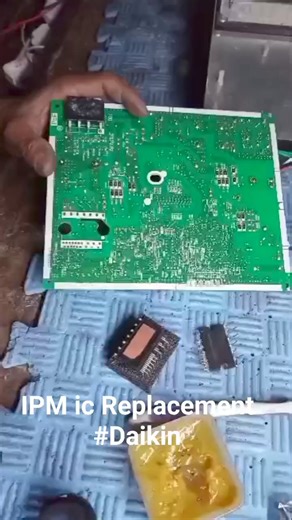 IPM ic Replacement #DAIKIN #jdlelectronicsservicecenter #daikinAC | JDL Electronics Service Center