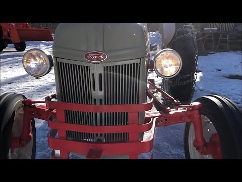 #62 Installing Headlights on a Ford 8N Tractor