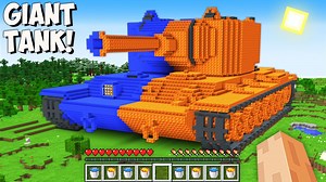 the biggest lava vs water giant tank | Yuyu Craft