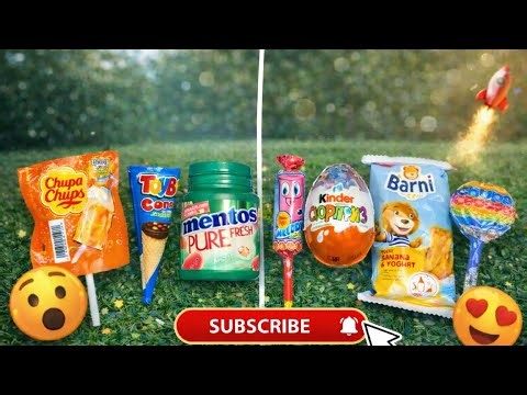 Candy Taste Test 🍭 | Trying Chupa Chups, Kinder Joy, Mentos & More