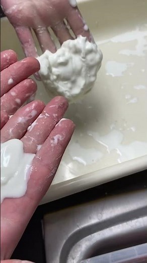 Corn starch and water