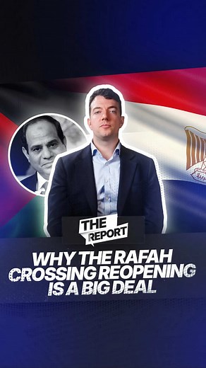 Why the Rafah boarder reopening a positive step in the Israel Palestine war. #israel #egypt #palestine #news