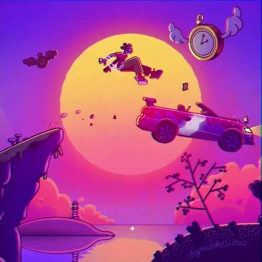 "Time Flies" a visualizer by Rhymezlikedimez for Rico Nasty