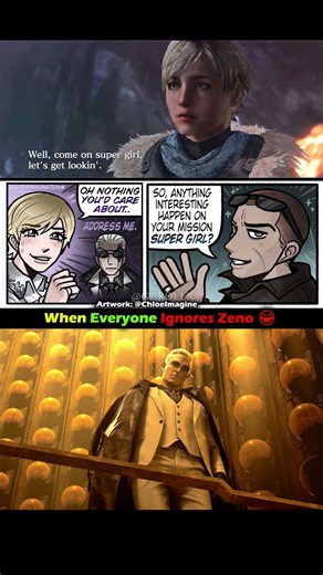 When Everyone Ignores Zeno 😂 RE9