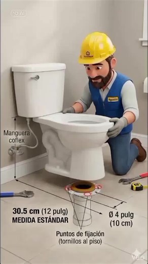 como instalar una taza de baño 😊 #HogarSeguro #Plomería | How To Use Plumbing Tools