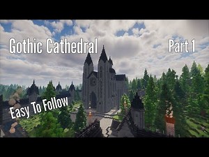 Minecraft Gothic Cathedral Tutorial Part 1
