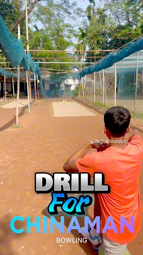 Drills for left arm chinaman bowlers #bowling #bcci #coaching #foryou #FacebookReelsContest #cricketlovers #cricketreels | Bhardwaj Cricket Club
