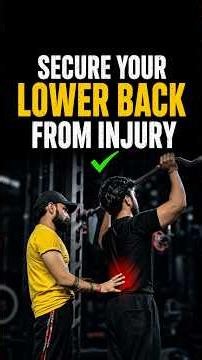 Stop Lower Back Pain on Smith Machine Military Press! 🛑