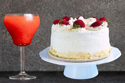 Strawberry Margarita Cake With Tequila Buttercream Frosting Recipe - Cake Decorist