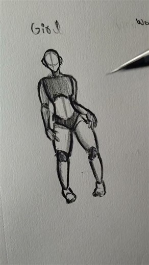 How to draw (Girl&Woman) tutorial ✏️ #drawing #art #tutorial #howtodraw #sketch