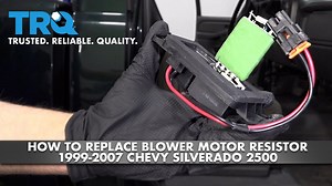 How To Replace Blower Motor Resistor 1999-2007 Chevy Silverado 2500 HD