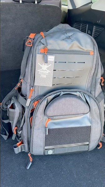 Samurai Tactical Fish Sawara tackle backpack #fishinggear #samuraitacticalfish #fishingbackpacks