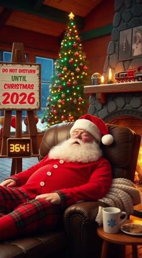 Christmas Is Over… Santa Is Sleeping 😴🎅 (Countdown Begins)
