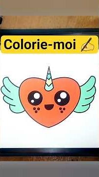 comment dessiner un coeur d'amour kawaii