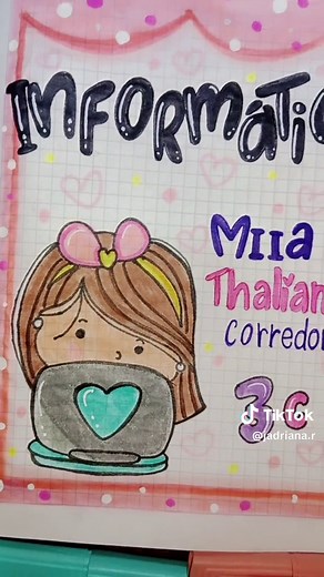 Diseños creativos de portadas escolares para informática