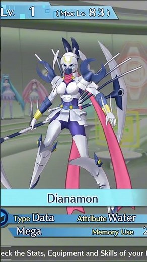 Showcase Digimon and Skill Dianamon - Digimon Story: Cyber Sleuth