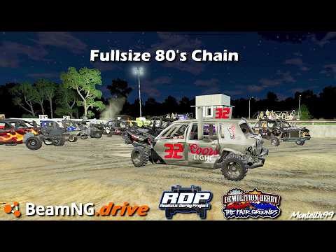 BeamNG Demolition Derby (Fullsize 80's Chain)