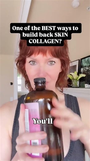 One of the BEST Ways to Build Back Skin Collagen — Naturally 🔥 #naturalskincare #faceworkout