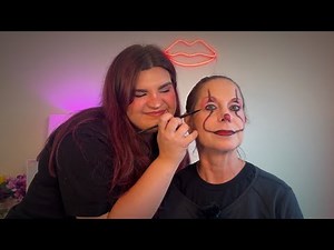 ASMR Glam Pennywise Makeup Tutorial 👻 | Whisper, Halloween Makeup