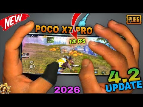 FULL GYRO + HANDCAM GAMEPLAY 🤩 POCO X7 PRO PUBG TEST ♥️ SENSITIVITY AND CONTROL CODE / PUBG MOBILE