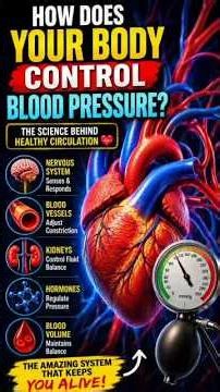 How Does Your Body Control Blood Pressure? | The Science Behind Healthy Circulation ❤️