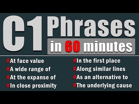 Master C1 Advanced English Phrases in 60 Minutes