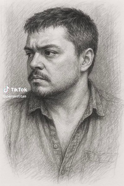 Hyper-Realistic Pencil Sketch of a Young Man