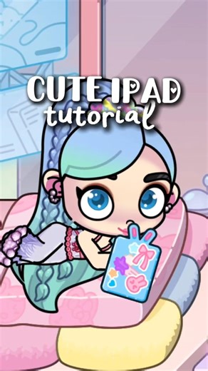 CUTE iPAD TUTORIAL 📱 #minikyu #avatarworld #pazu