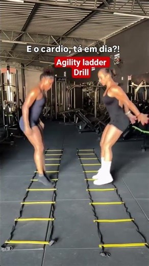 Cardio Day with the agility ladder #cardio #coreworkoutathome #everydayhealth