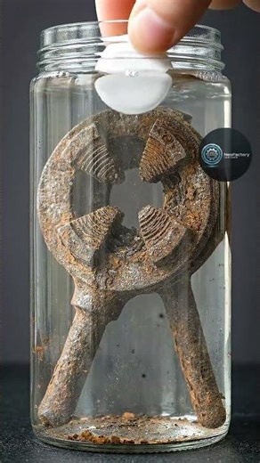 Pipe Threader Restored Satisfying Rust Removal