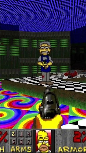 Simpsons in Doom 1993 #shorts #viral #doom #simpsons #short #gaming #new #2026 #games #games #game