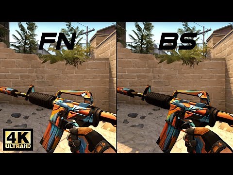 CSGO M4A1-S | Leaded Glass - Skin showcase all floats [4K60FPS]