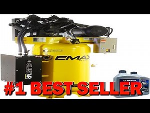 EMAX E350 Stationary Air Compressor 10HP 80 Gal 2 Stage Silent - B0C8PMTC69