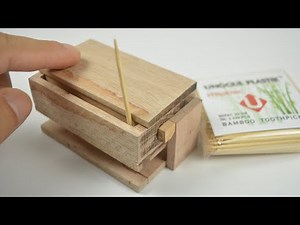 HOW TO MAKE TOOTHPICK DISPENSER BOX