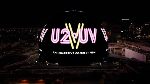 The Sphere announces new immersive U2 concert film V-U2