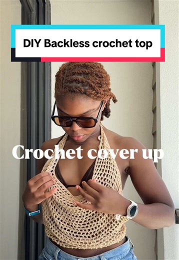 DIY Backless Crochet Top for Beach Relaxation