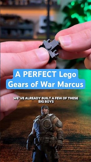 A PERFECT Lego Gears of War Marcus #lego #gearsofwar