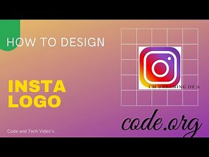 How To Design Instagram Logo in Artist Lab Code.org #code#code.org#Instagram_logo#