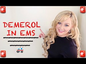 EMT/Paramedic Medication Notecards || Demerol